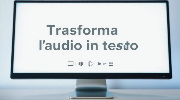 Trasforma l'audio in testo con il nostro servizio professionale
